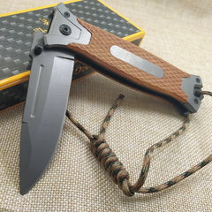 8.2'' Tactical Damascus steel Folding knife Pocket knife Camping survival Tactical knives