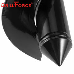 DRILLFORCE Earth Auger Spiral Drill Bit Planter Drill Auger Yard Gardening Bedding