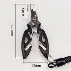 KESFISHING Fishing Multifunctional Plier Camping Secure Pliers Clip Lip Grips Fishing
