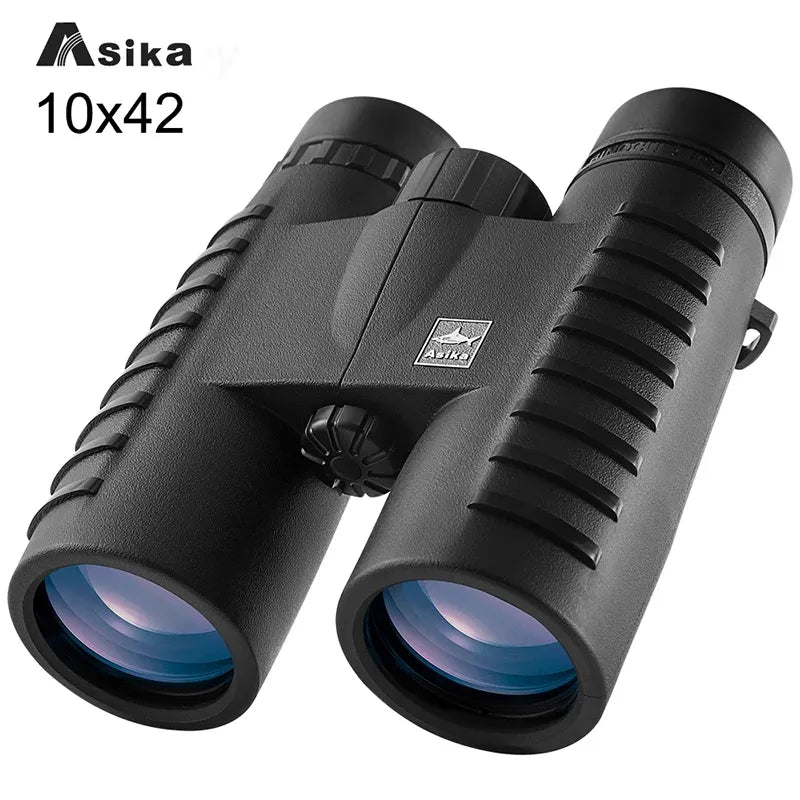Asika 10x42 HD Camping Hunting Scopes Binoculars With Fully Multi-coated Wide Angle
