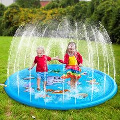 100/170cm Inflatable Spray Water Cushion Summer Kids Play Water Mat Lawn Games
