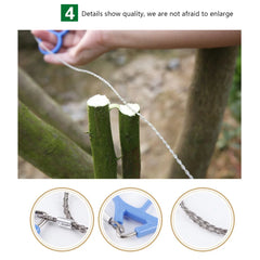 Emergency Survival Gear Stainless Steel Wire Outdoor Camping Saw survival Tool Kit Hand