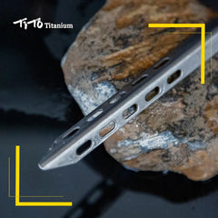 TiTo Titanium tent nails V shaped design Outdoor camping Windproof  equipment Tent tool