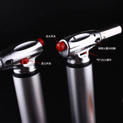 Kitchen Outdoor Baking BBQ Lighter Spray Gun Torch Pipe Gas Jet Windproof Camping