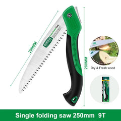 LAOA Camping Saw Foldable Portable Secateurs Gardening Pruner 10 Inch Tree Trimmers