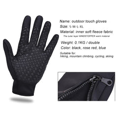 Unisex Touchscreen Winter Thermal Warm Gloves Cycling Bicycle Bike Ski Outdoor