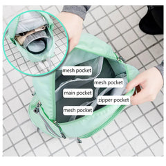 Women Gym Backpack Traveling Bag Fitness Bags for Shoes Training Dry And Wet Sack