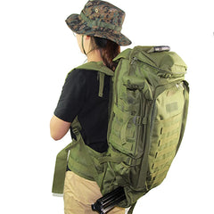 Outdoor Waterproof Backpack 60L Capacity Bag Multifunction Travel Camping Bag