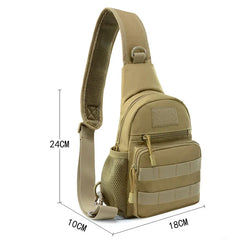 Tactical Backpack Military Shoulder Chest Bag Camouflage Rucksack Outdoor Hiking