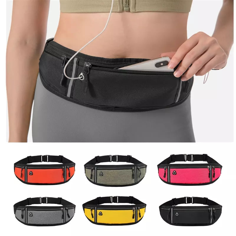 Professional Running Waist Bag Sports Belt Pouch Mobile Phone Case Men Women Hidden