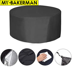 15 Size  Patio Furniture Cover Heavy Duty Waterproof Anti-Fading Cover for Outdoor Round