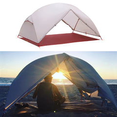 BSWolf 2 Persons Camping Tent Ultralight 20D 380T Nylon Double Layer Waterproof