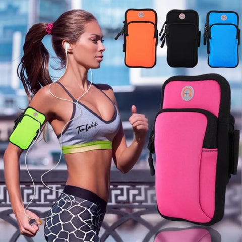 Universal 6" Running Armband Phone Case Holder High Quality Phone Bag Jogging