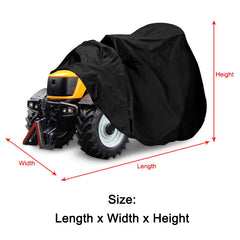 Lawn Mower Cover Waterproof Snowblower Cover Shade UV Protection Tractor Covers