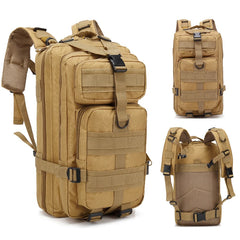 Hot Sale Men Outdoor Military Army 3p Tactical Backpack Molle Camping Hiking Trekking