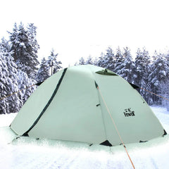 Hewolf 2 Person Waterproof Camping Tent For Outdoor Recreation Double Layer