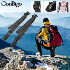 1PcBackpack Chest Harness Strap Webbing Sternum Adjustable Dual Release Buckle