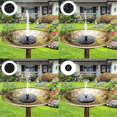 Solar Floating Water Fountain Bird Bath Fountain Pump Pond Decoration Solar Powered