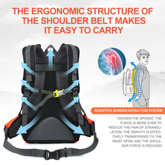 Hiking storage backpack, sturdy 40-liter bag, travel backpack, very suitable
