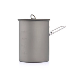 Widesea Camping Cookware Titanium Tableware Tourist Pot Outdoor Cooking Cup