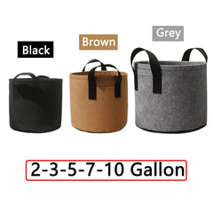 2 5 7 10 Gallon Plant Grow Bags Home Garden Tools For Potato Flower fruit Tree Growing