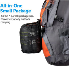 Camping Cookware Mess Kit Mini Stove, Bracket Knife Fork Spoon, Stainless Steel Cup