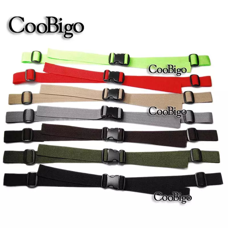 1PcBackpack Chest Harness Strap Webbing Sternum Adjustable Dual Release Buckle