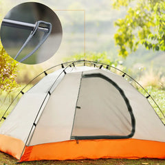 Hewolf 2 Person Waterproof Camping Tent For Outdoor Recreation Double Layer