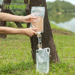 Having Varied Uses of wilderness survival activities portable water filter for camping