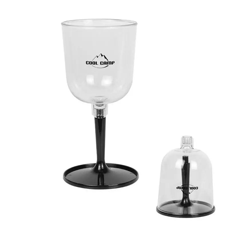 Collapsible Wine Glasses For Travel Shatterproof And Clear Portable Wine Glass Drinking