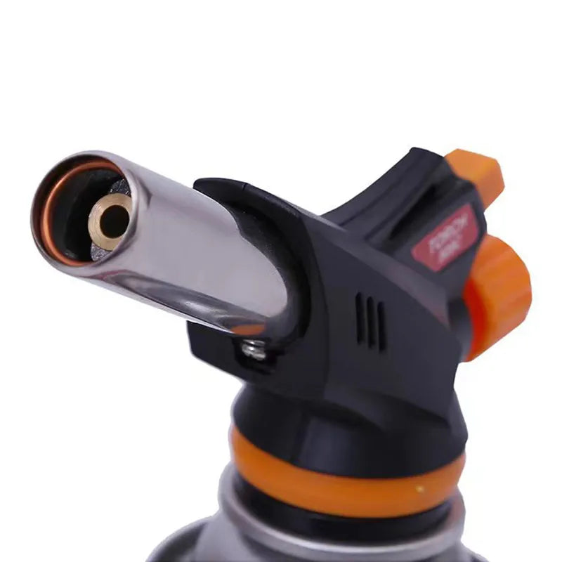 Welding Gas Torch Flame Gun Burner Nozzle Flamethrower Butane Burner Outdoor