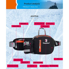 Running Bag Waist Belt Pack Outdoor Marathon Gym Sport Fitness Water Bottle Pouch