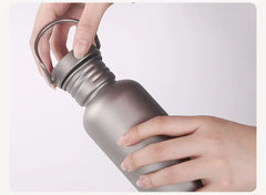 New Pure Titanium Sports Water Bottle Large Capacity Outdoor Travel Camping
