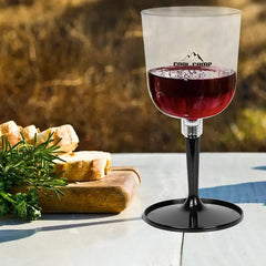 Collapsible Wine Glasses For Travel Shatterproof And Clear Portable Wine Glass Drinking