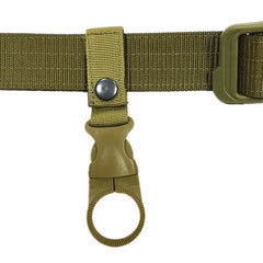Webbing Buckle Hook Water Bottle Holder Clip Outdoor Military Nylon EDC Climb Carabiner