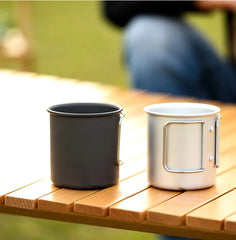 Camping Mug Aluminum Alloy Cup Tourist Tableware Picnic Utensils Outdoor Kitchen