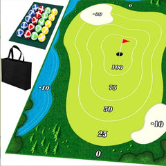 120x180cm The Casual Golf Game Set Indoor Outdoor Golf Putting Training Mat Green