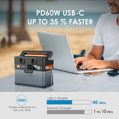 ALLPOWERS Portable Power Station 288Wh/78000mAh Portable Generator Backup Power