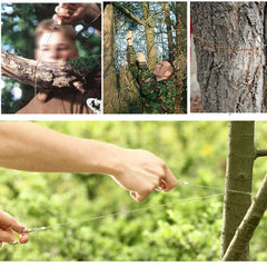 Topvico Portable Stainless Steel Wire Saw Outdoor Survival Self Defense Personal