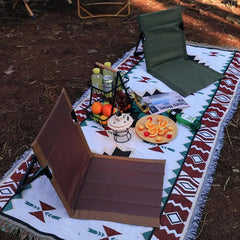 Outdoor Beach Lazy Chair Camping Folding Backrest Chair Comfortable Stadium Seats