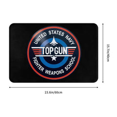 Air Force Fighter Jets Top Gun Door Floor Kitchen Bathroom Mat Anti-Slip Indoor Maverick
