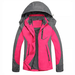 Man Women Windproof Outdoor Camping Hiking Climbing Jacket Coat Top Outwear