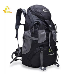 50L Hiking Backpack Climbing Bag Outdoor Rucksack Camping Trekking  Waterproof