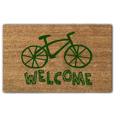 kitchen floor mats non slip Bicycle Welcome design doormat for entrance door Funny