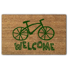 kitchen floor mats non slip Bicycle Welcome design doormat for entrance door Funny