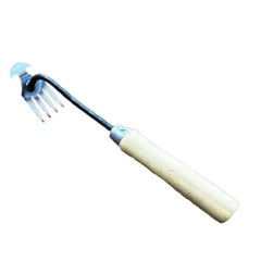 Weeding Artifact Uprooting Weeding Tool Steel Weed Puller 4 Teeth Dual Purpose Weeder