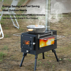 Tent Stove Camping Wood Stove Folding Stoves Fire Wood Heater For Winter Portable