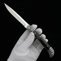 XUAN FENG Outdoor Jungle Knife Wild Survival Straight Knife Camping Tactical Military