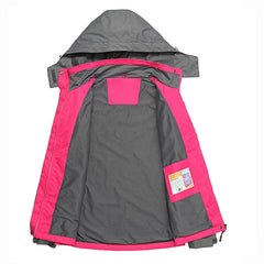 Man Women Windproof Outdoor Camping Hiking Climbing Jacket Coat Top Outwear