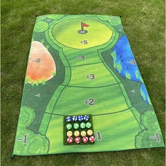 120x180cm The Casual Golf Game Set Indoor Outdoor Golf Putting Training Mat Green